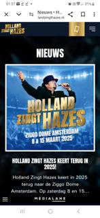 Tickets Holland zingt hazes 16 maart 2024 om 20.00uur, Tickets en Kaartjes