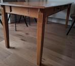 Eetkamertafel en salontafel.  Beiden met 2 laden, Huis en Inrichting, Tafels | Eettafels, Ophalen, Gebruikt, Eikenhout, 50 tot 100 cm