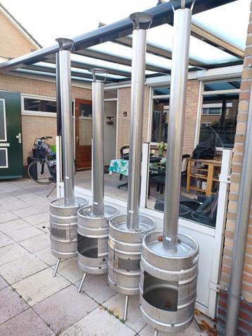 Tuinhaard terraskachel vuurkorf buitenkachel bierfust kachel beschikbaar voor biedingen