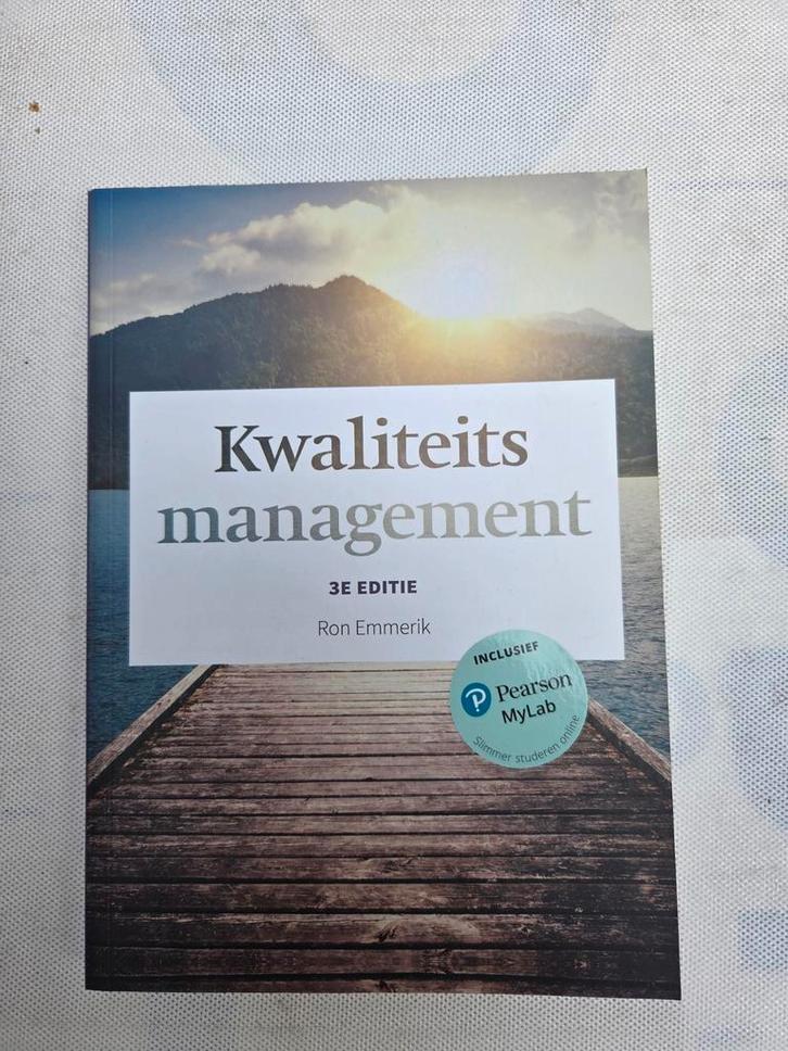 Kwaliteitsmanagement - Ron Emmerik, Boeken, Studieboeken en Cursussen, Zo goed als nieuw, HBO, Beta, Ophalen of Verzenden