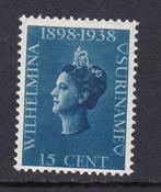 Suriname 189 Kon. Wilhelmina postfris (sporen van plakker), Verzenden, Postfris