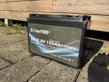 Lithium Solarfam 150Ah 12v accu beschikbaar voor biedingen