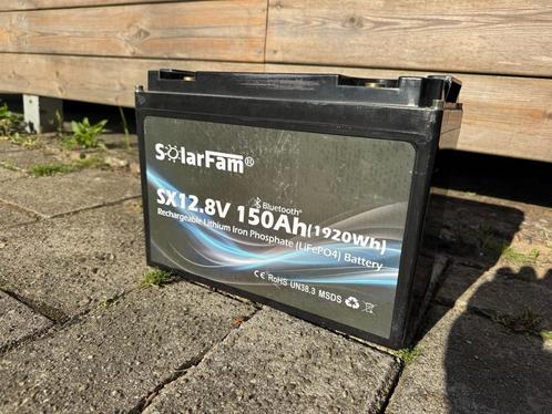 Lithium Solarfam 150Ah 12v accu, Auto-onderdelen, Accu's en Toebehoren, Gebruikt, Ophalen of Verzenden