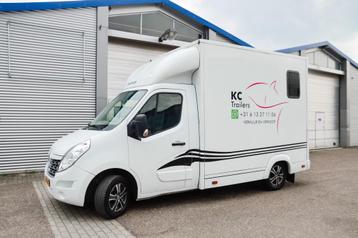 2-paards vrachtwagen / Paardenwagen Te Huur (B Rijbewijs) beschikbaar voor biedingen