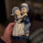 Delfts Blauw Beeldje Kussend Paartje, Ophalen of Verzenden