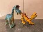 Gosnell Dinosaurus PVC Anchisaurus + Tuojiangosaurus vintage, Ophalen, Gebruikt