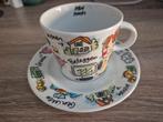 Kop en schotel ABN-AMRO Blond Amsterdam, Huis en Inrichting, Keuken | Servies, Ophalen, Blond Amsterdam, Zo goed als nieuw, Kop(pen) en/of Schotel(s)
