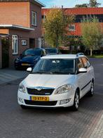 Skoda Fabia 1.2 TDI 55KW Greenline Combi 2012 Wit, Auto's, Euro 5, Stof, 1119 kg, Zwart