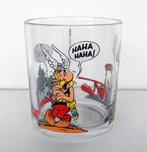 Asterix en Obelix GLAS met gevloerde romein, Ophalen of Verzenden, Asterix en Obelix, Zo goed als nieuw, Gebruiksvoorwerp