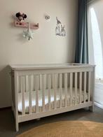 Ledikant Noël verstelbare bodem 60x120 cm - Wit / Eiken, Kinderen en Baby's, Ophalen, Gebruikt, Ledikant