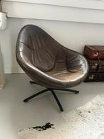 Label van den Berg Hidde Fauteuil, Huis en Inrichting, Fauteuils, Ophalen, Zo goed als nieuw, Leer