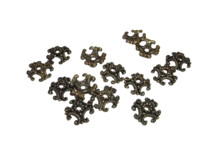 x14 Bronskleurig Metaal Kralen Tussenstukjes, Hobby en Vrije tijd, Kralen en Sieraden maken, Nieuw, Kraal, Ophalen of Verzenden