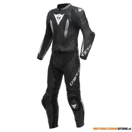 Dainese Laguna Seca 5 2PCS S/T Leather Suit, Zwart-Wit, Motoren, Kleding | Motorkleding, Nieuw met kaartje, Ophalen of Verzenden