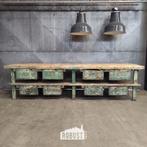 Industriële werkbank – metalen ladekast 8 lades, Huis en Inrichting, Keuken | Keukenelementen, 75 cm of meer, Ophalen of Verzenden