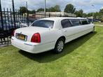 Lincoln Town Car Limousine 120 inch 107DMijl! nw. APK Zeer n, Gebruikt, Wit, Leder, Bedrijf