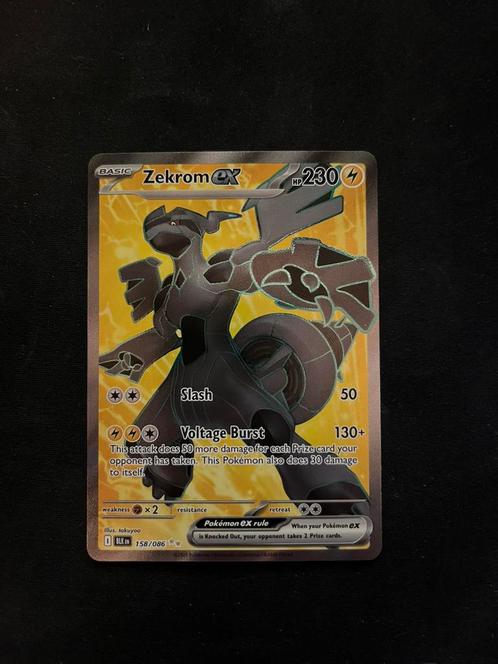 Zekrom ex 158, Hobby en Vrije tijd, Verzamelkaartspellen | Pokémon, Zo goed als nieuw, Ophalen of Verzenden