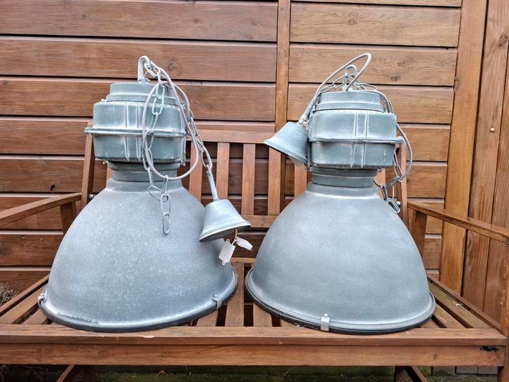 Industriële Hanglamp Brilliant Anouk - Z.g.a.n., Huis en Inrichting, Lampen | Hanglampen, Zo goed als nieuw, 50 tot 75 cm, Metaal