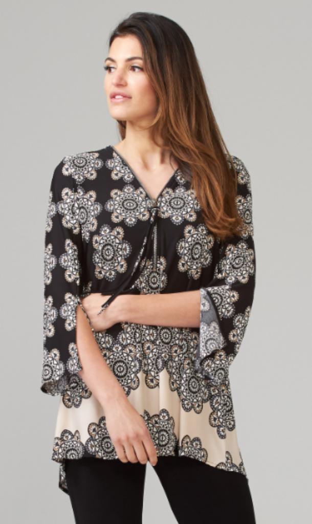 Joseph Ribkoff chique gekleurd stretch tuniek mt 42/44, Kleding | Dames, Blouses en Tunieken, Zo goed als nieuw, Maat 42/44 (L)