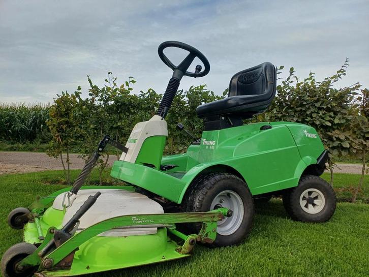 Nette viking stihl zitmaaier frontmaaier, Tuin en Terras, Zitmaaiers, Zo goed als nieuw, 90 tot 120 cm, Elektrische starter, Mulchfunctie