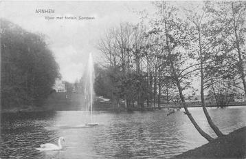 (387-184-009) Arnhem Vijver met fontein Sonsbeek beschikbaar voor biedingen