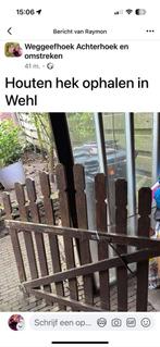 Houten poortje, Tuin en Terras, Tuinhekken en Hekwerk, Ophalen, Gebruikt, Hout, Tuinhek