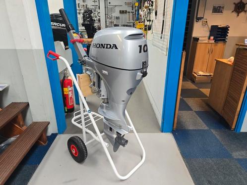 Hele nette Honda 10 pk 4-takt kortstaart model 2024, Watersport en Boten, Buiten- en Binnenboordmotoren, Gebruikt, Benzine, Buitenboordmotor