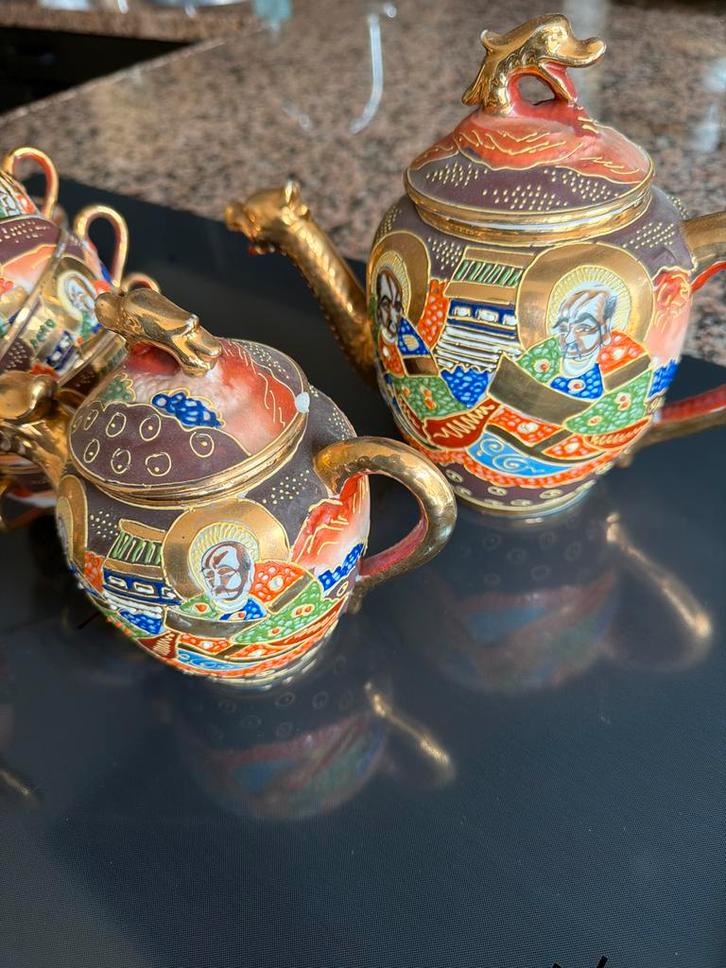 Antiek Japans Theeservies, Antiek en Kunst, Antiek | Servies compleet, Ophalen
