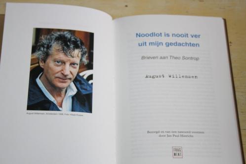 Noodlot is nooit ver uit mijn gedachten Brieven Theo Sontrop, Boeken, Essays, Columns en Interviews, Zo goed als nieuw, Ophalen of Verzenden