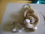 pluche spiraal beige 55cm van bedtime met beer konijn rammel, Ophalen of Verzenden, Zo goed als nieuw, Overige typen, Met geluid