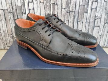 Van Lier zwart/grijs geklede schoenen voor mannen - Maat 42 beschikbaar voor biedingen