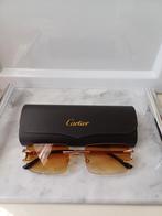 Cartier zonnebril Bruin/Beige, Overige merken, Bruin, Nieuw, Ophalen of Verzenden