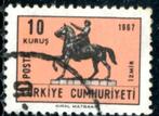 Turkije 2069 - Ataturk te paard, Postzegels en Munten, Republiek Turkije, Overige landen, Verzenden, Gestempeld