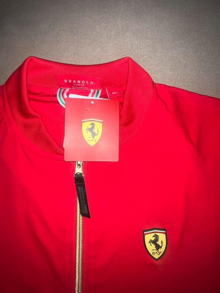 Ferrari Zomerjas boor dames. Maat M, Kleding | Heren, Jassen | Zomer, Nieuw, Maat 48/50 (M), Rood, Ophalen of Verzenden