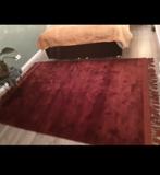Bordeaux rood kleed 160x 230 handgemaakt, Ophalen, Gebruikt, 200 cm of meer, Rechthoekig