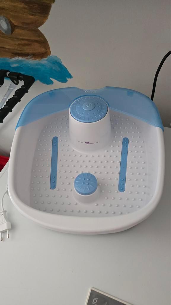 Voetenbad met bubbels en massage acupressuur, Witgoed en Apparatuur, Persoonlijke-verzorgingsapparatuur, Zo goed als nieuw, Hand- en Voetverzorging