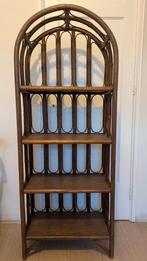 Rotan Retro Vintage boogkast uit Frankrijk, Zo goed als nieuw, Minder dan 100 cm, 25 tot 50 cm, 50 tot 100 cm
