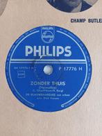 De Blauwbaardjes - Zonder Thuis  (78 Toeren), Ophalen of Verzenden, Zo goed als nieuw, 10 inch, Levenslied of Smartlap