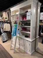 Witte Boekenkast met Ladder - Eyecatcher!, Met plank(en), 200 cm of meer, 150 tot 200 cm, Ophalen of Verzenden
