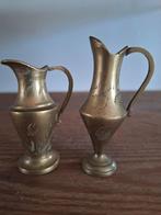 Vintage koperen messing kannetjes Indiaas, Ophalen of Verzenden, Zo goed als nieuw