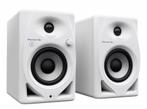 Pioneer DJ DM-50D-BT, 5 inch Bluetooth Monitor Speakers, Wit, Ophalen of Verzenden, Zo goed als nieuw, Pioneer