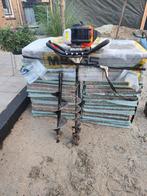 Benzine grondboor, Tuin en Terras, Hand-tuingereedschap, Ophalen, Zo goed als nieuw, Grondboor, Vevor