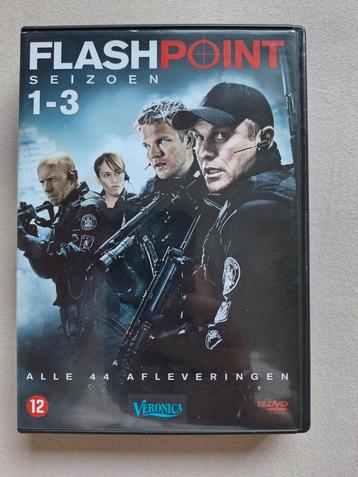 Te koop: tv serie Flashpoint seizoen 1 t/m 3 beschikbaar voor biedingen