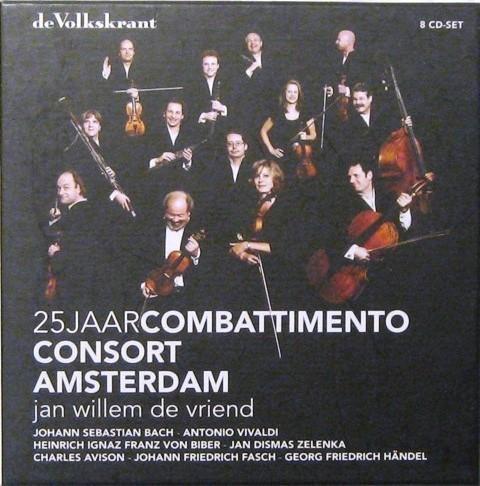 25 jaar Combattimento Consort Amsterdam ZELENKA AVISON 8 CD, Cd's en Dvd's, Cd's | Klassiek, Zo goed als nieuw, Kamermuziek, Barok