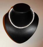 Parelketting Akoya parels choker ketting, Sieraden, Tassen en Uiterlijk, Kettingen, Verzenden, Zo goed als nieuw, Wit, Overige materialen