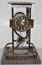 Zeer zeldzame ijzeren bauhaus klok., Antiek en Kunst, Ophalen of Verzenden