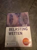 Belastingwetten - pocketeditie 2018, Ophalen of Verzenden, Nieuw