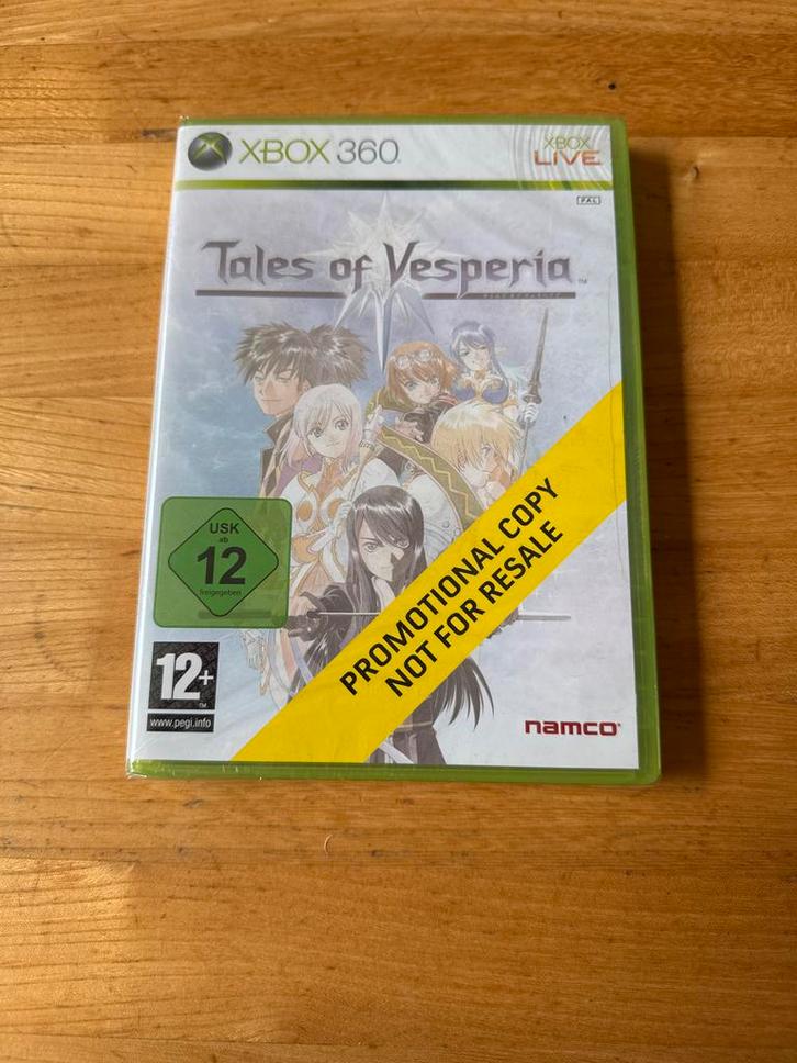 Tales of Vesperia Xbox 360 - Sealed Promo copy, Spelcomputers en Games, Games | Xbox 360, Nieuw, Role Playing Game (Rpg), 1 speler