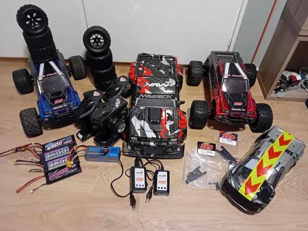 Hrc rc auto's + maverick Quantum Flux R, Ophalen, Nieuw