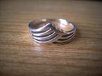 Een mooie Zilveren Fantasie Ring, Verzenden, Zilver, Ring