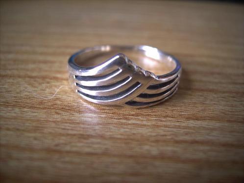 Een mooie Zilveren Fantasie Ring, Sieraden, Tassen en Uiterlijk, Antieke sieraden, Ring, Zilver, Verzenden